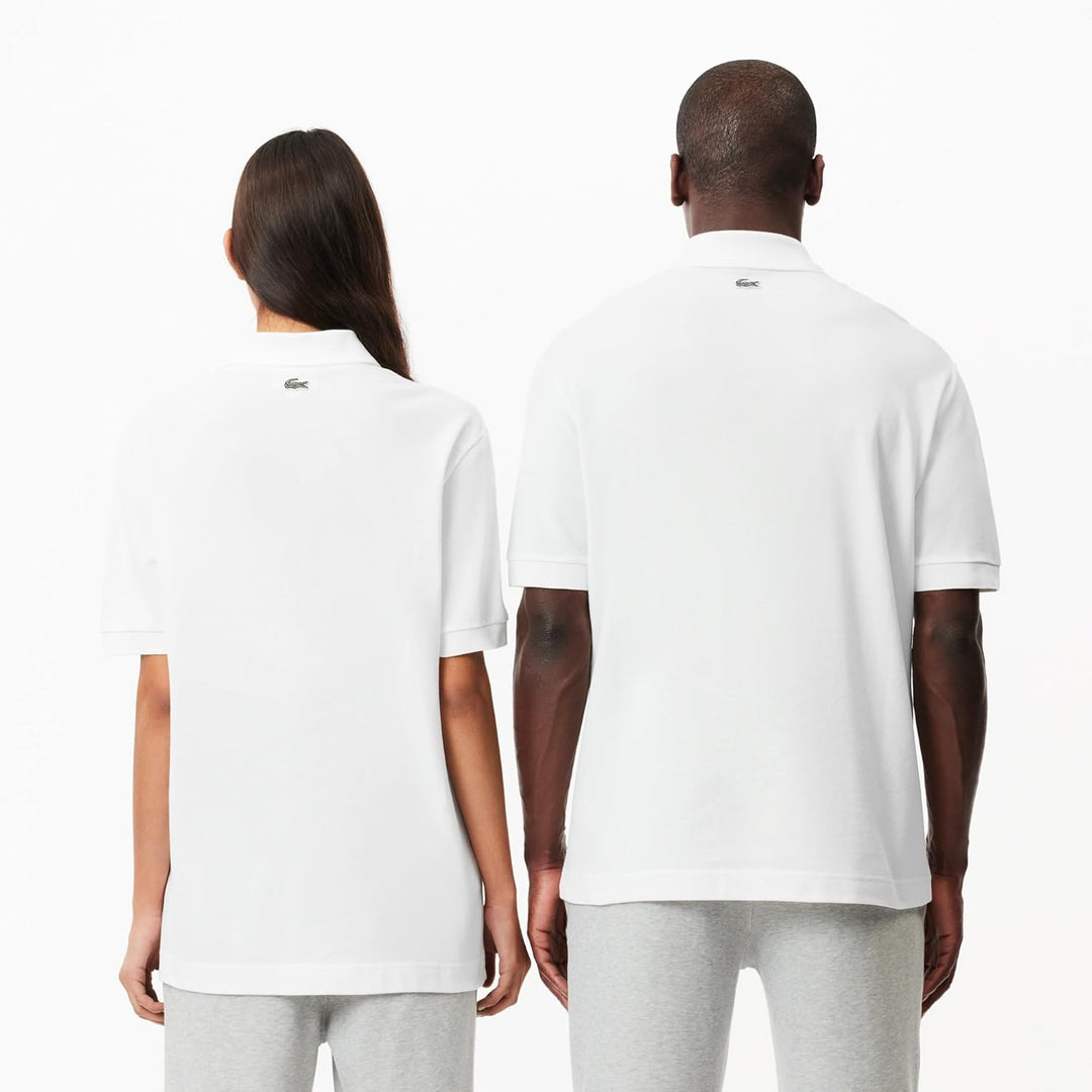Lacoste Unisex Polohemd XS Weiss, XS Weiss