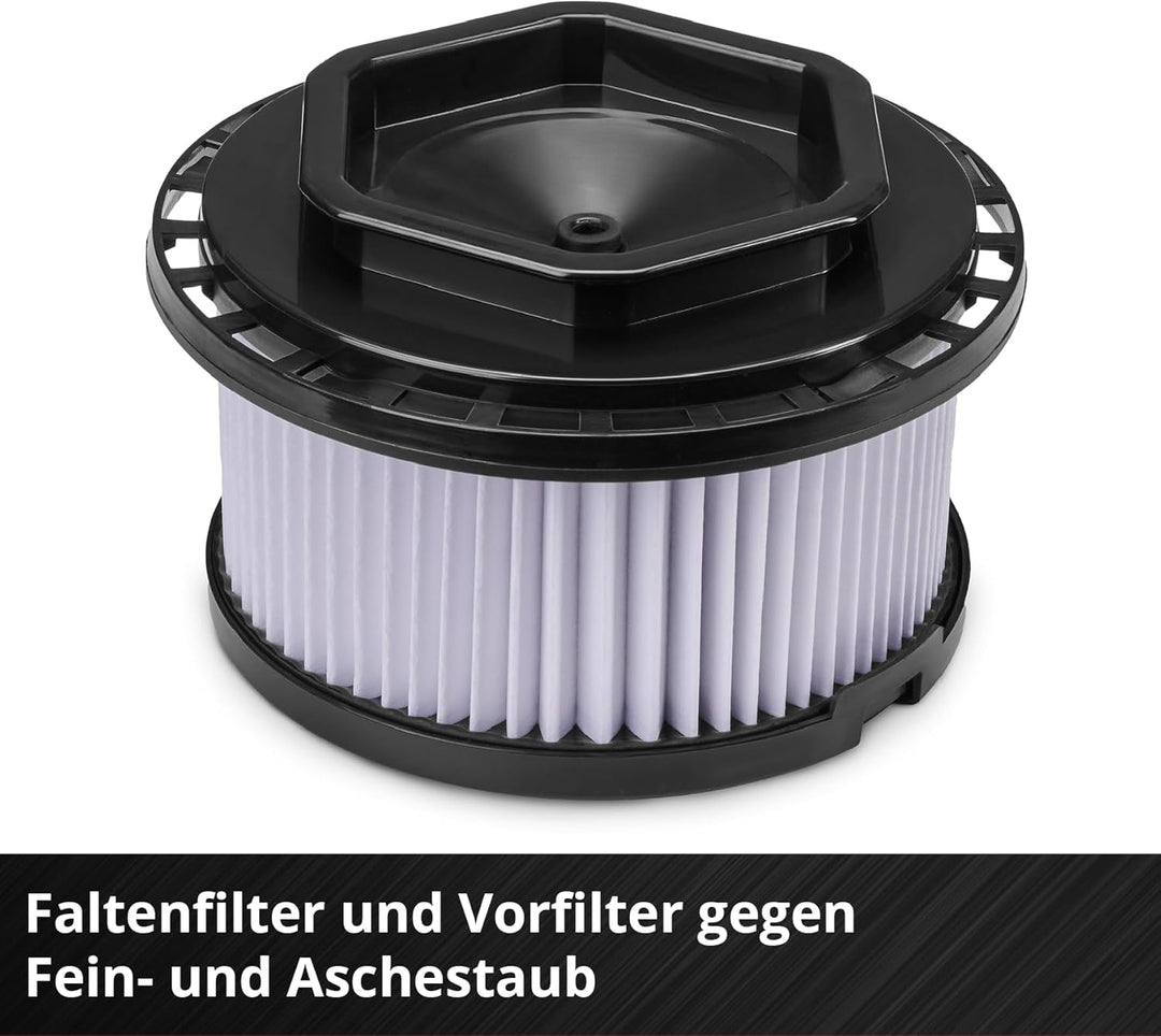 Einhell Aschesauger TC-AV 1830 D (800 W, 170 mbar Saugleistung, 18 L Auffangbehälter, Filtersystem,