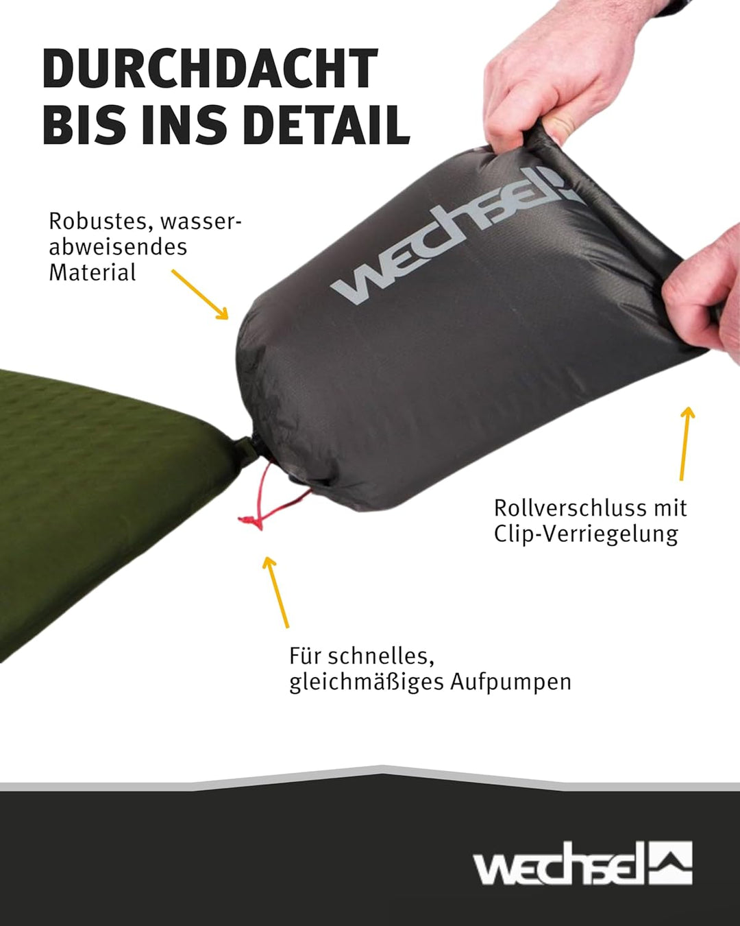 Wechsel Tents Pump/Dry Bag - Pumpsack zum Aufpumpen von Isomatten und Wasserdichter Packsack