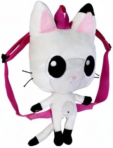 Joytoy Gabby's Dollhouse - Pandy Paw (Panda Pfötchen) Plüschrucksack 23x12x45 cm