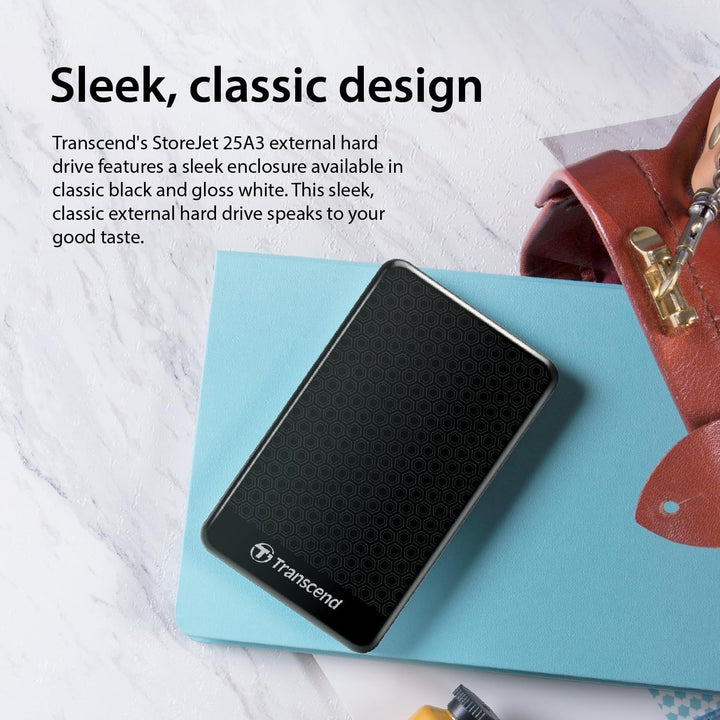 Transcend 2TB USB 3.1 Gen 1 SJ25A3K StoreJet 25A3K externe Festplatte TS2TSJ25A3K, 2TB