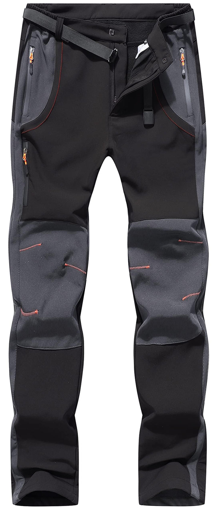 BenBoy Herren Wanderhose Wasserdicht Softshellhose Outdoorhose Winddicht Warm Gefüttert Skihose Snow