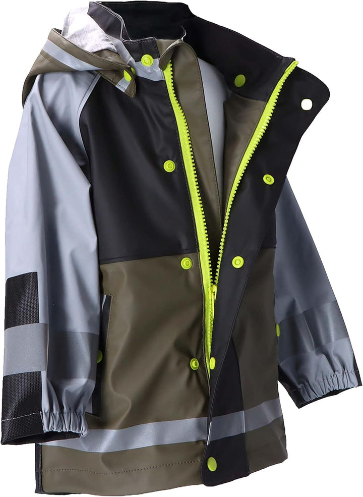 Sterntaler Unisex Kinder Funktions-regenjacke Blockfarben Funktions-Regenjacke (1er Pack) 92 Dunkelg