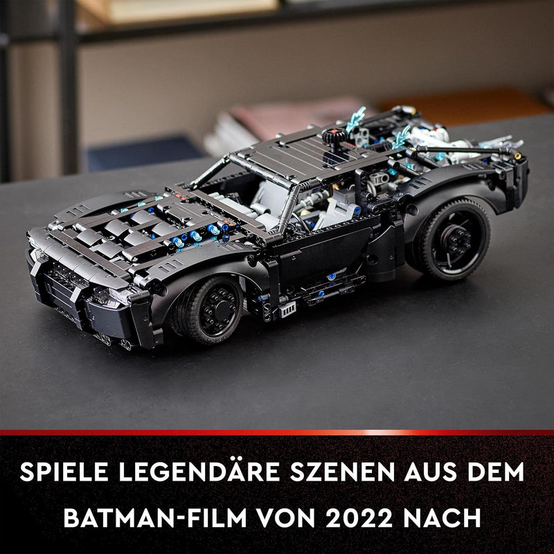 LEGO 42127 Technic BATMANS BATMOBIL Spielzeugauto, Modellauto-Bausatz aus dem Batman-Film von 2022 m