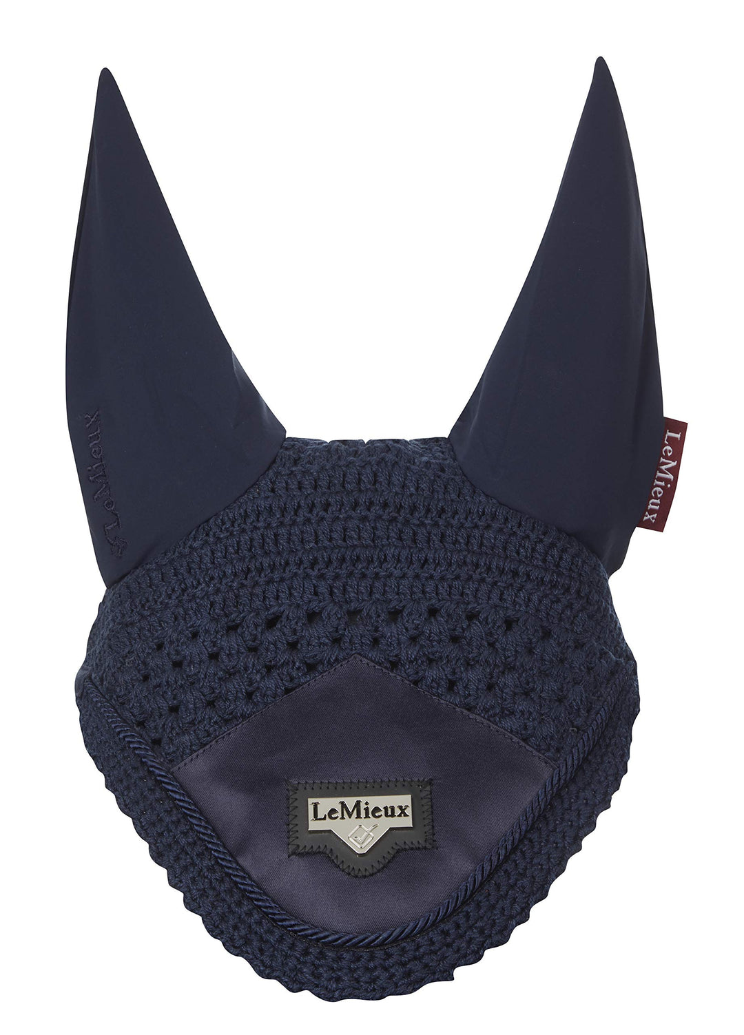 LeMieux Loire Satin Fly Hood Navy Fliegenhaube L navy, L navy
