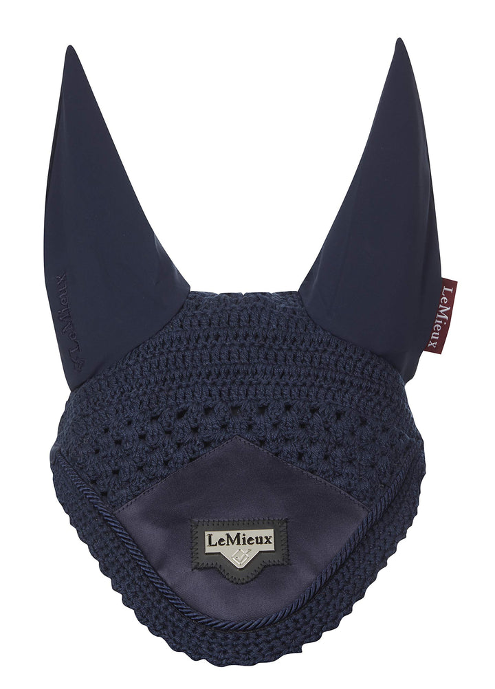 LeMieux Loire Satin Fly Hood Navy Fliegenhaube L navy, L navy