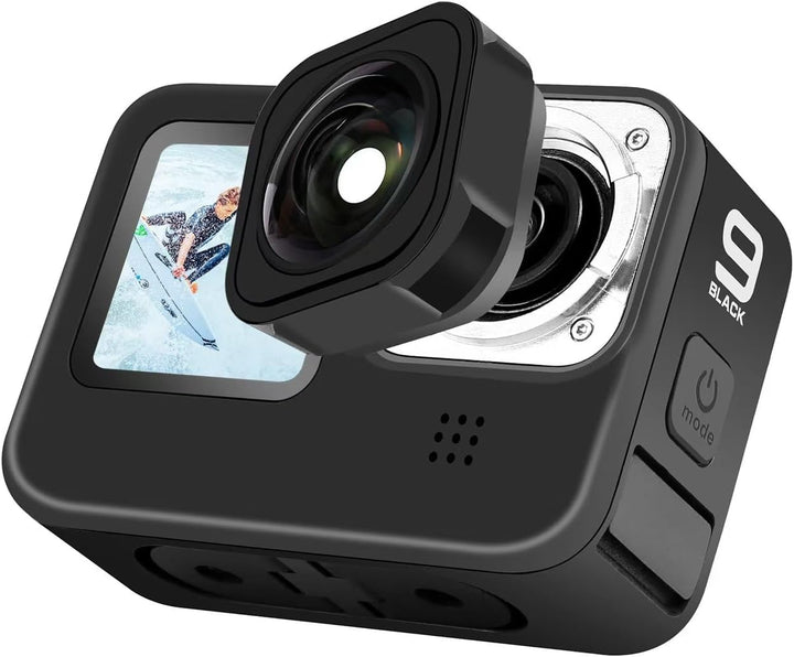 Objektiv 155° Weitwinkel für GoPro HERO13 Black 12 11 Mini 10 9 Objektiv Zubehör Optisches Glas HD Z
