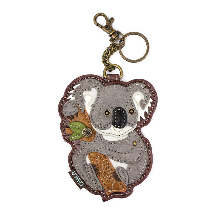 Chala Münzbörse / Schlüsselanhänger, Koala, Einheitsgrösse, Antik, Koala