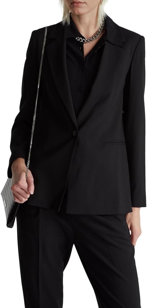 United Colors of Benetton Damen Giacca 2962dw00h Jacke 36 Schwarz, 36 Schwarz