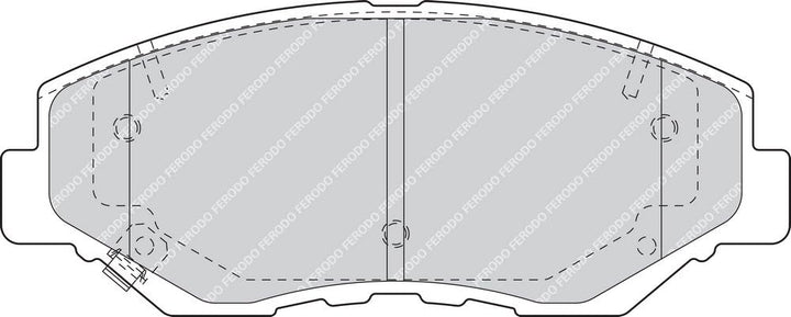Ferodo FDB1658 PREMIER Bremsbelagsatz, Scheibenbremse - (4-teilig) - (4 Stück)