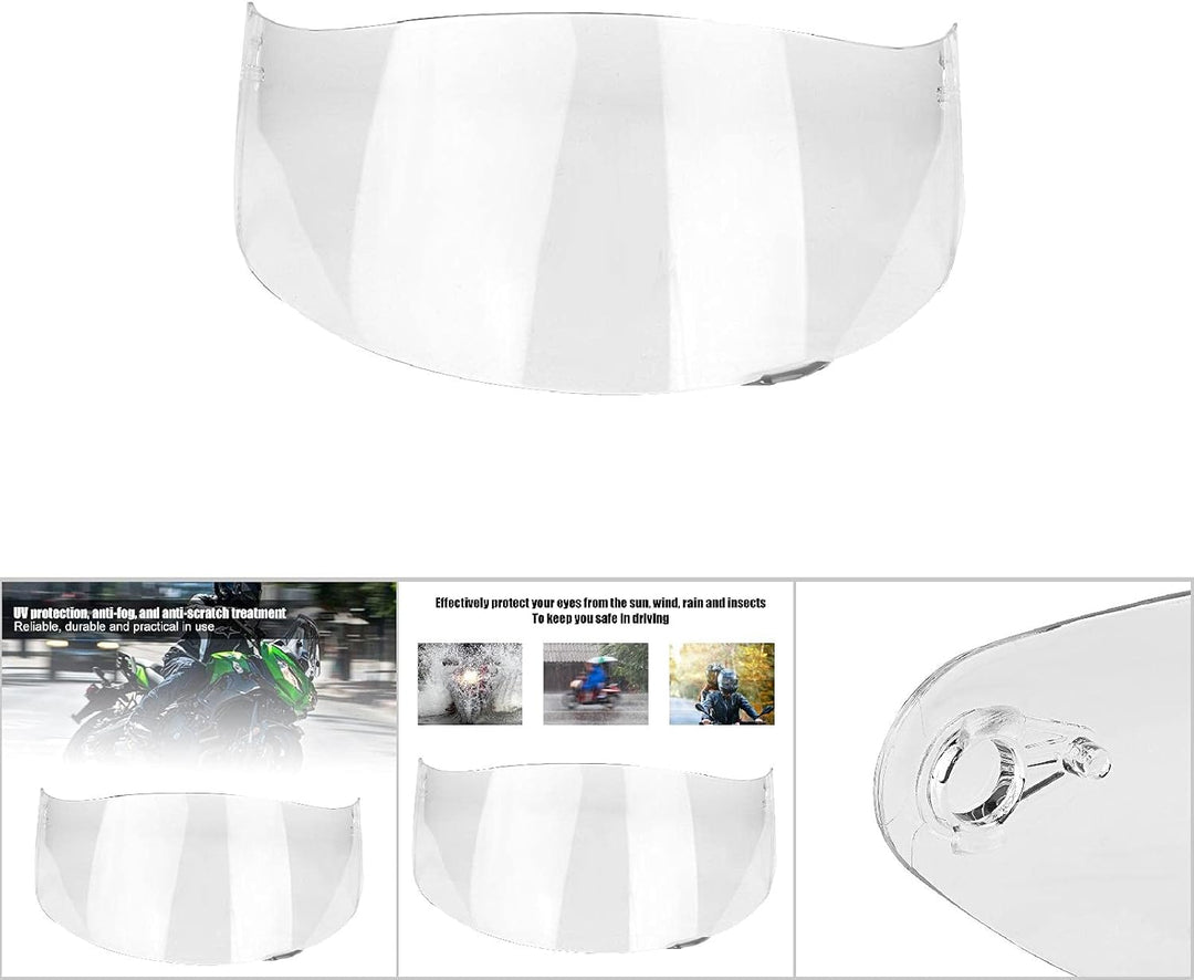 1 * Helmlinsenvisier,Helmlinsenvisier, Motorrad Windschutz Helmlinsenvisier Vollgesichtsanpassung fü