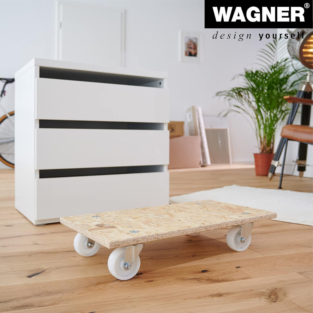 Wagner Transporthilfe MM 1141 I 57,5 x 30 x 11 cm - Tragkraft 250 kg - ideal für Geräte & schwer bel