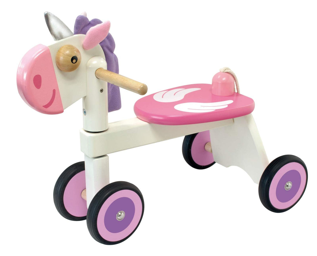 Bartl 111555 Rutscher Einhorn aus Holz, Spitzen Qualität