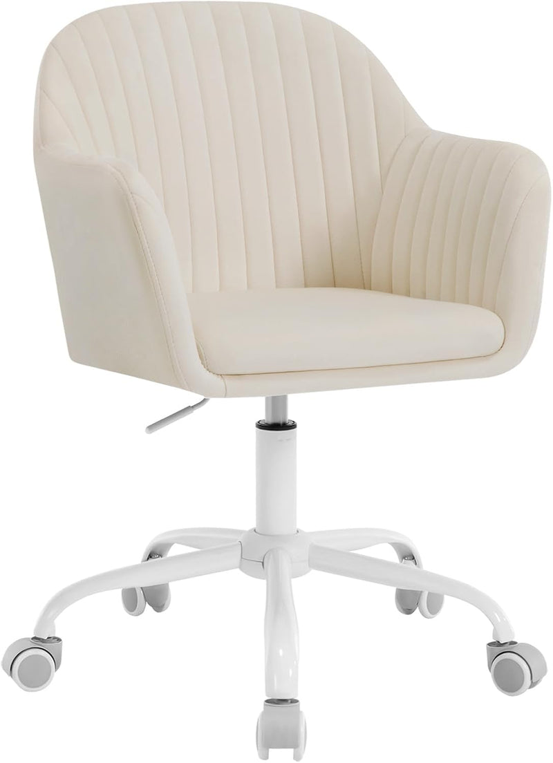 WOLTU Schreibtischstuhl, Bürostuhl ergonomisch, Homeoffice Stuhl höhenverstellbar, Schminkstuhl mit