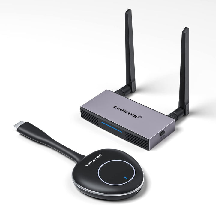 Wireless HDMI Transmitter and Receiver,Lemorele 5G HDMI Drahtlos Ubertragen,164FT/50M HDMI Funkübert