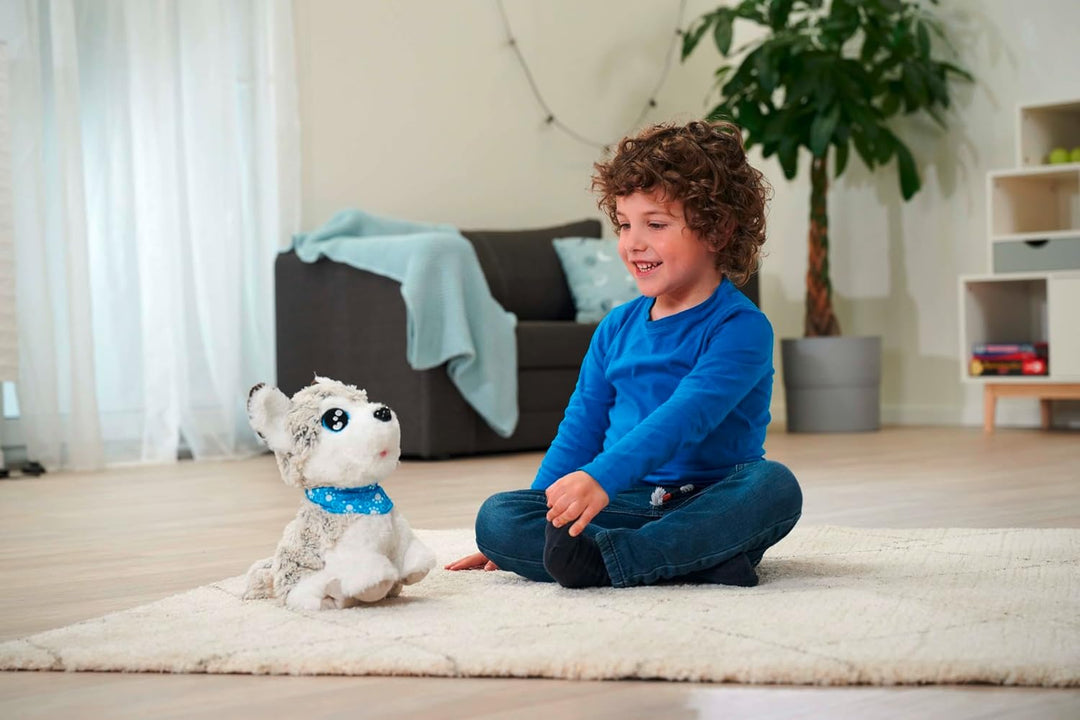 Simba 105890050 - ChiChi LOVE Happy Husky (30 cm) - interaktiver Spielzeug-Hund für Kinder ab 3 Jahr
