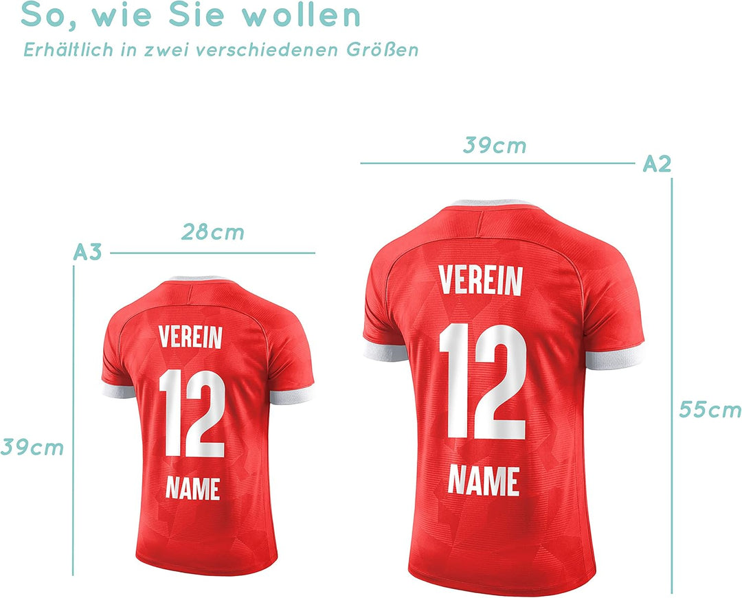 Elbeffekt Trikotlampe für Lissabon Fans aus Holz - personalisierbares Geschenk - schenke Dein indivi