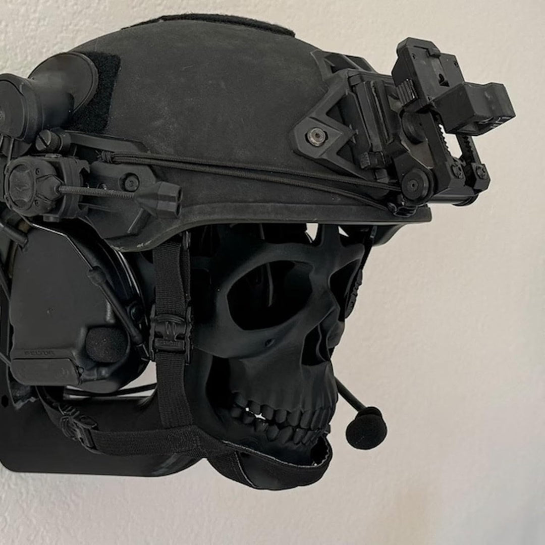Skull Helmet Display Package, Motorrad-Schädel-Helmhalter, Wandhalterung Helm-Ausstellungsstand, kre