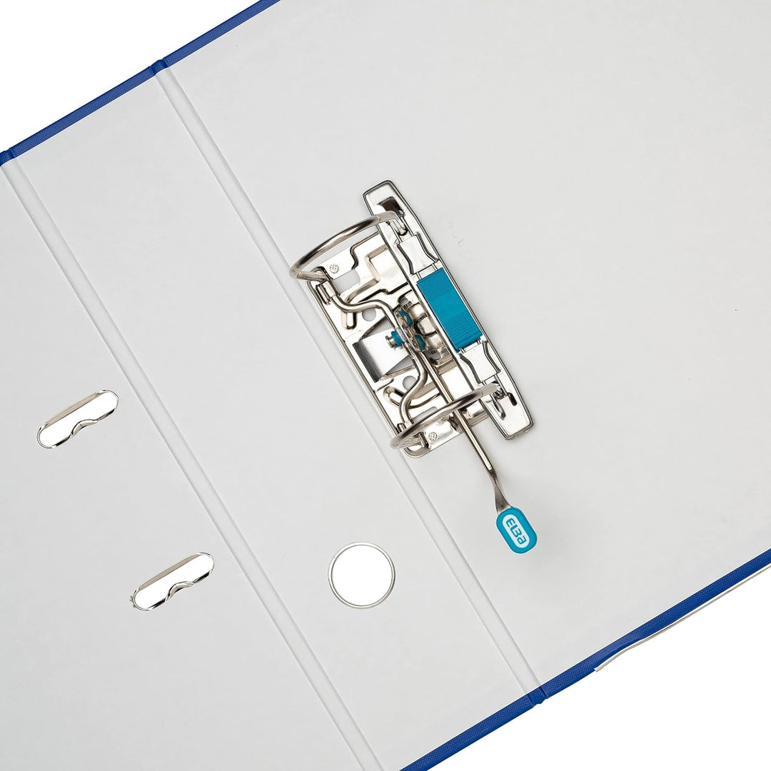 Elba Ordner A4, Smart Pro, 8 cm breit, Kunststoff aussen, hellblau, 10 Stück ozeanblau A4, breit, oz