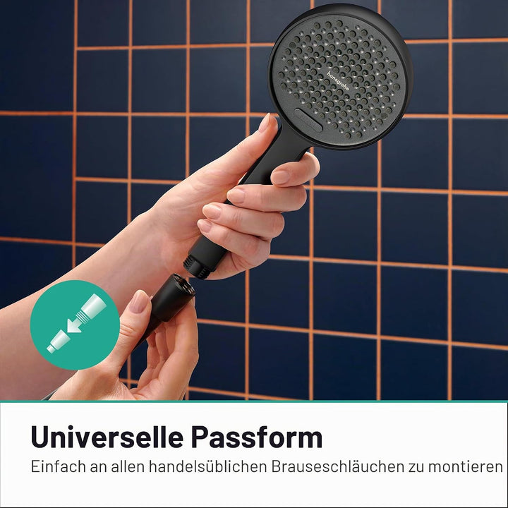hansgrohe Activera Select S - wassersparender Duschkopf 8 l/min (EcoSmart), Handbrause mit 2 Strahla