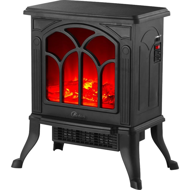 ARDES - AR354 Keramik-Elektrokamin mit Holzfeuer-Effekt CAMINO' JR, Elektrokamin mit einstellbarer F