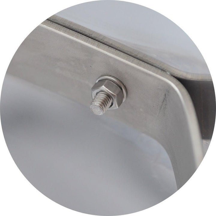 Kaminabdeckung Kaminhaube aus Edelstahl klappbar (600mm x 600mm), 600mm x 600mm