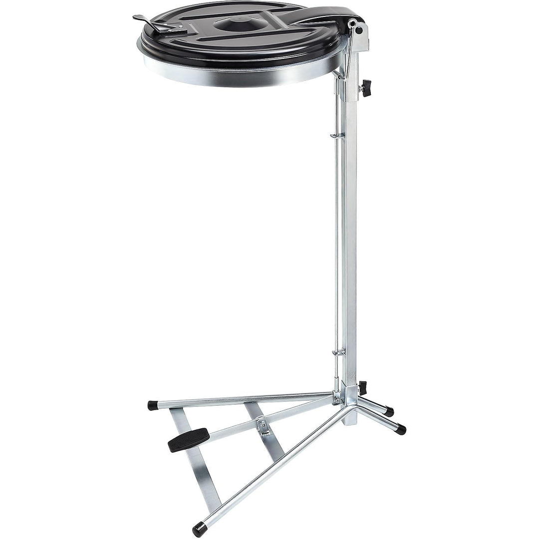 Certeo | Müllsackständer | Standgestell | für Volumen 120 l | mit Pedal | Verzinkt | Kunststoffdecke