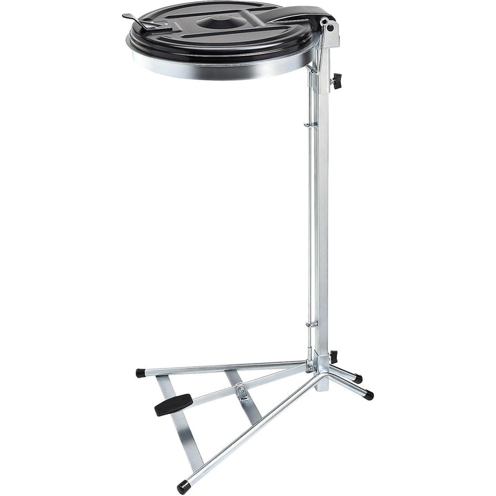 Certeo | Müllsackständer | Standgestell | für Volumen 120 l | mit Pedal | Verzinkt | Kunststoffdecke
