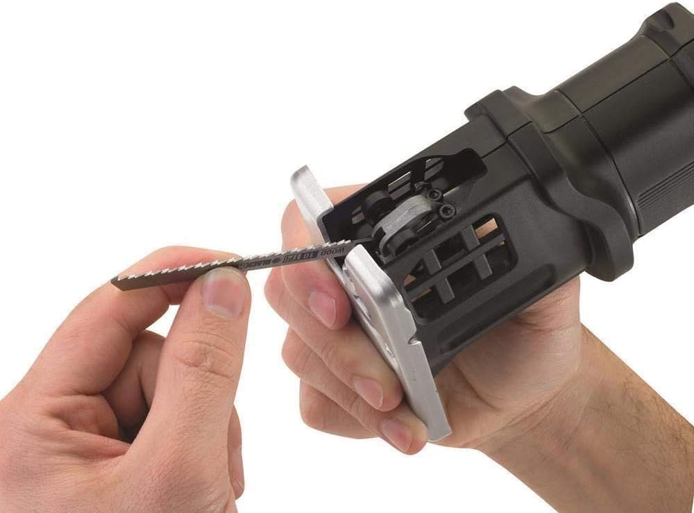 Black+Decker Multievo Stichsägen-Kopf (14,4V Multifunktionswerkzeug-Zubehör, 0-2500 Hübe pro Minute,