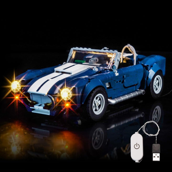 LocoLee Licht Set Kompatibel mit Lego 10357 Shelby Cobra 427 S/C (Kein - Lego-Set) Dekorative Beleuc