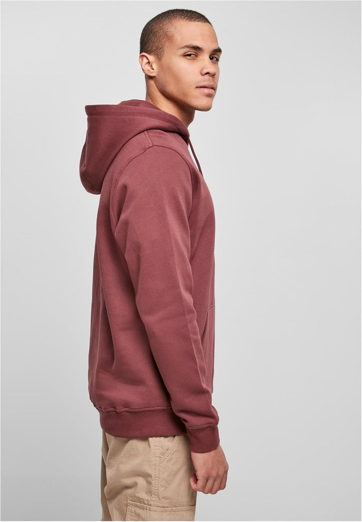 Build Your Brand Herren Kapuzenpullover Organic Hoody, klassischer Männer Hoodie aus Bio-Baumwolle,