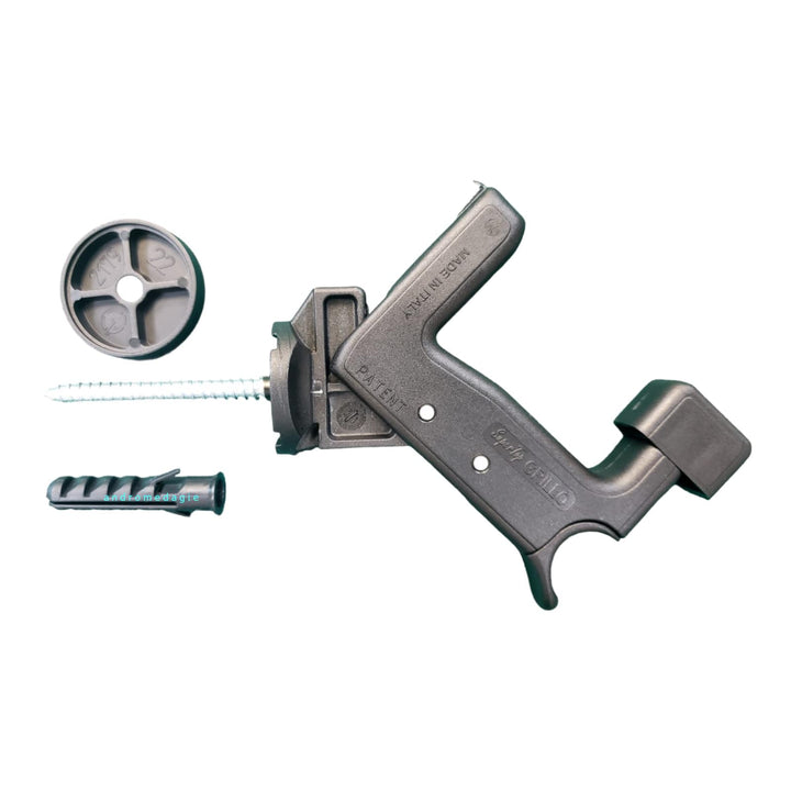 Super Top Grillschraube 70 mm schwarz | patentierte automatische Verriegelung EsinPlast | verstellba