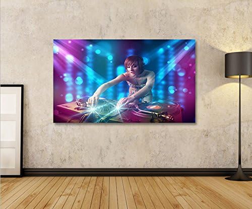 islandburner Bild Bilder auf Leinwand DJ 1p XXL Poster Leinwandbild Wandbild art up your life ®