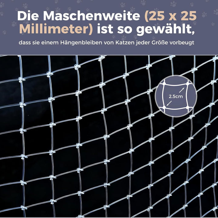 Katzennetz für Balkon und Fenster 10X 3m, vogelschutznetz engmaschig Vogelnetz vogelschutznetz, katz
