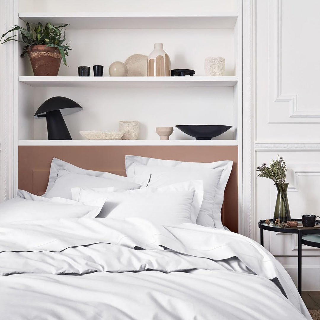ESSIX Royal Line Bettbezug, Baumwollperkal, weiss, 240 x 260 cm 240 x 260 cm Weiss, 240 x 260 cm Wei