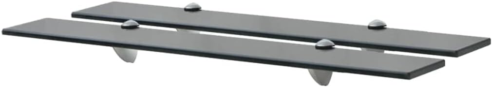 vidaXL 2X Regal Schwebend Wandregal Glasregal Glasboden Glasablage Badablage Wandablage Badregal Abl