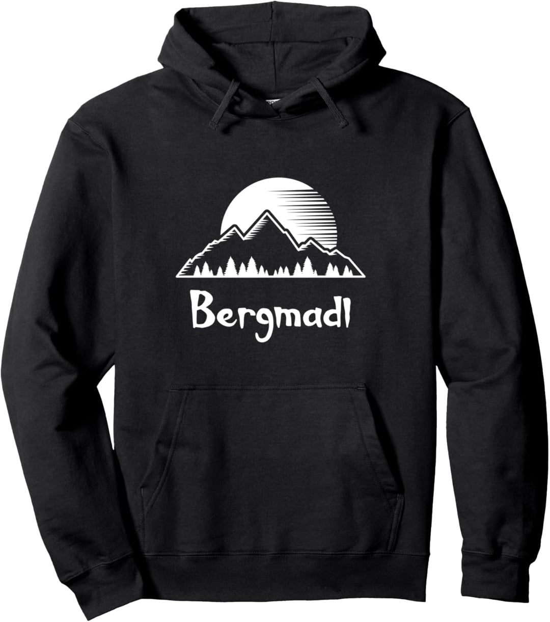 Bergmadl Bergmädchen Wandern Berge Hiking Bergsteigen Pullover Hoodie