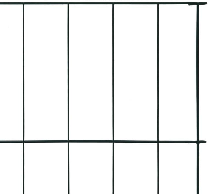 vidaXL Gartenzaun Set Teichzaun Schutzzaun Gitterzaun Steckzaun Zaun-Set Garten Zaun niedrig Poolzau