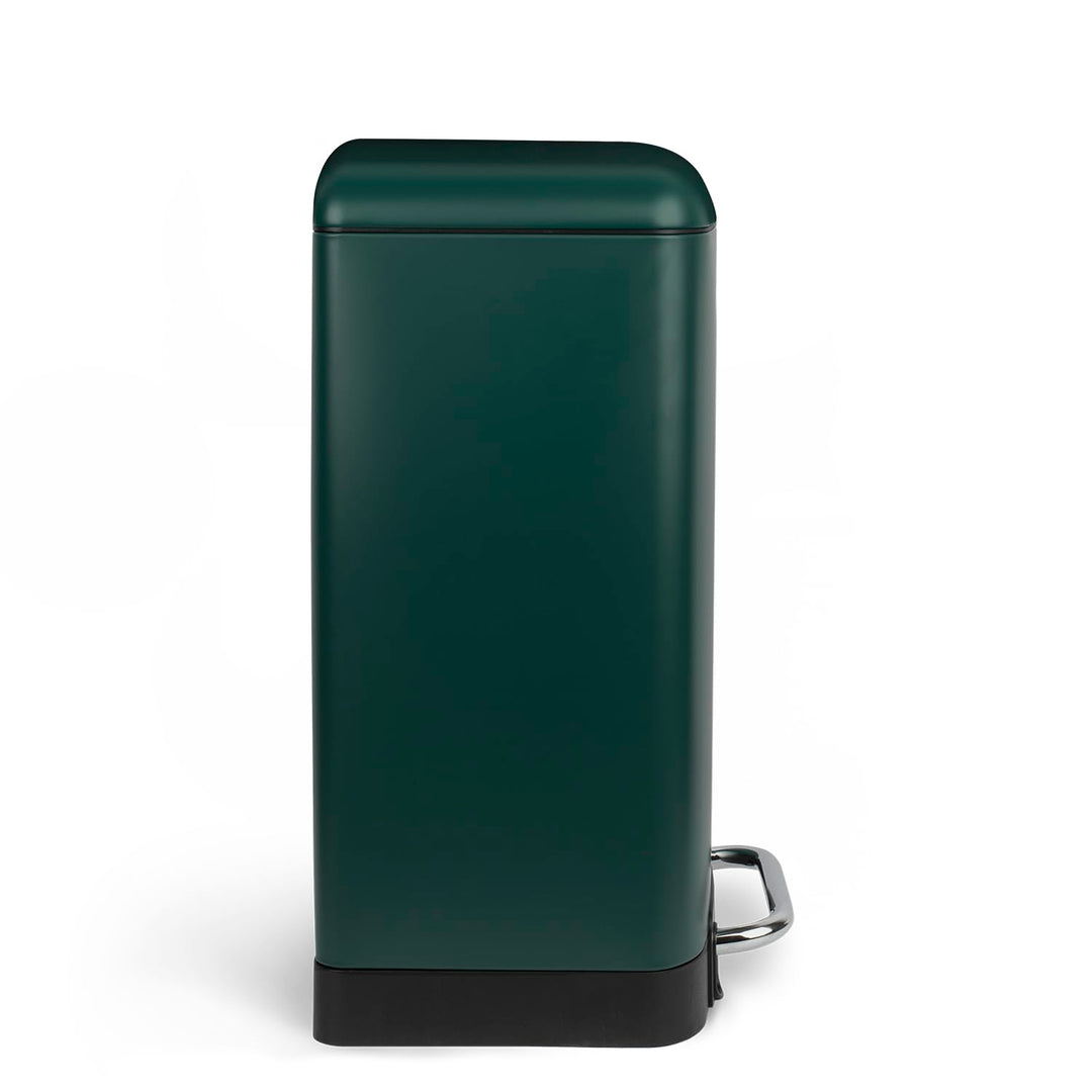 Les Collectors Mülleimer N°501, 20 L, passend für 20–50-Liter-Säcke, Küchen-Tretabfalleimer Edelstah
