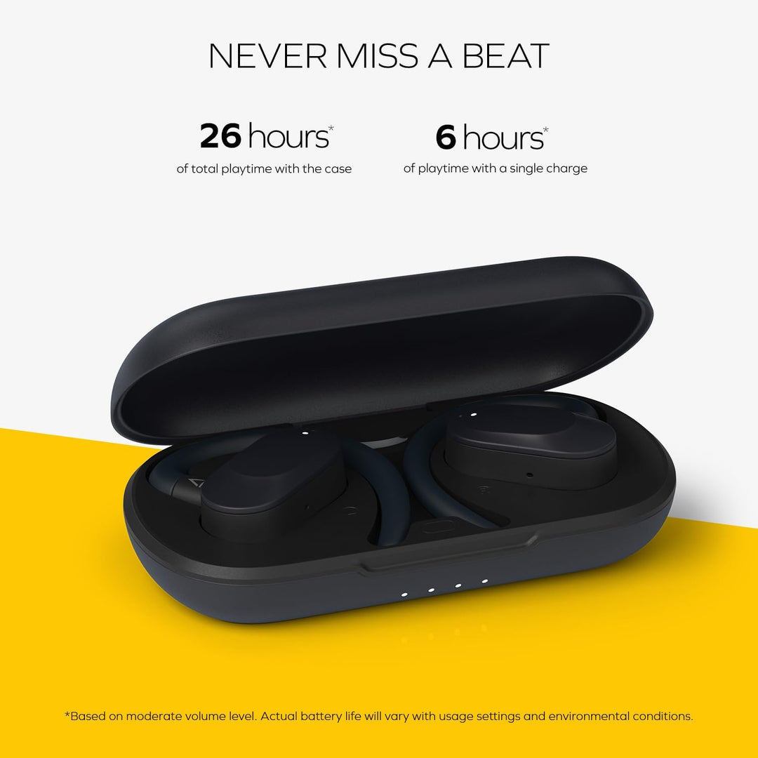 CREATIVE Outlier Go kabelloser Open-Ear-Kopfhörer mit Verstellbarer Passform und Ohrbügeln, bis zu 2