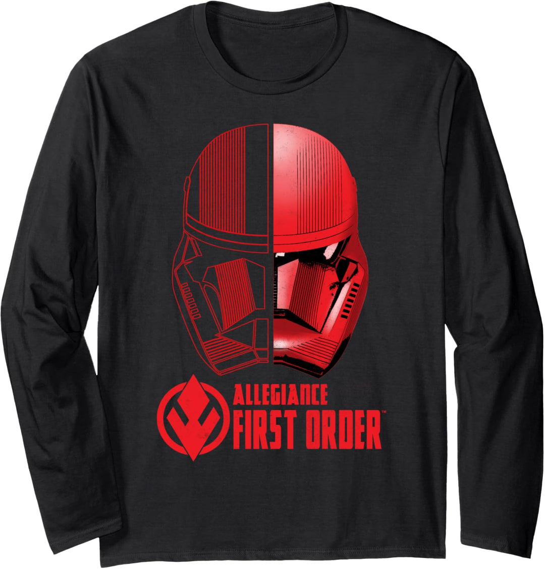 Star Wars: The Rise Of Skywalker Red Sith Trooper Split Langarmshirt