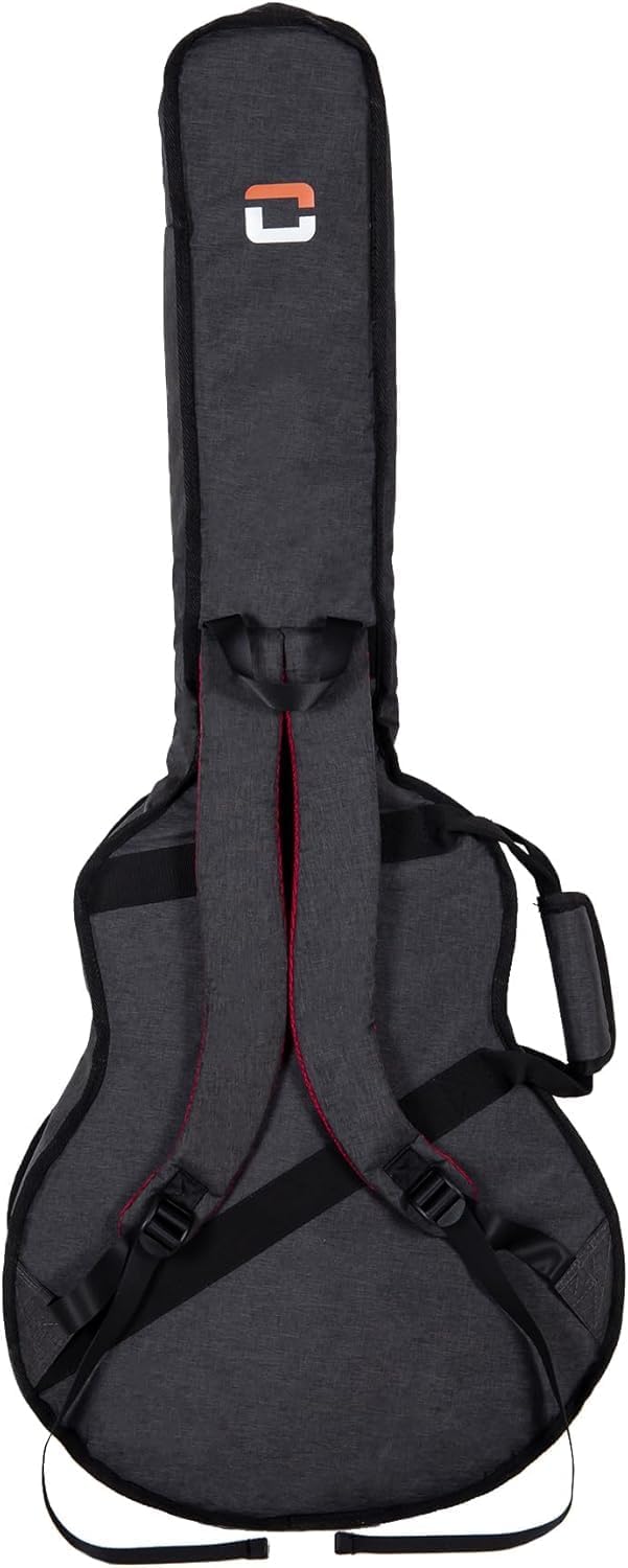 Crossrock Gepolsterte Rucksacktasche für Jumbo-Akustikgitarren (CRSG107SBDG) Super Jumbo, Super Jumb
