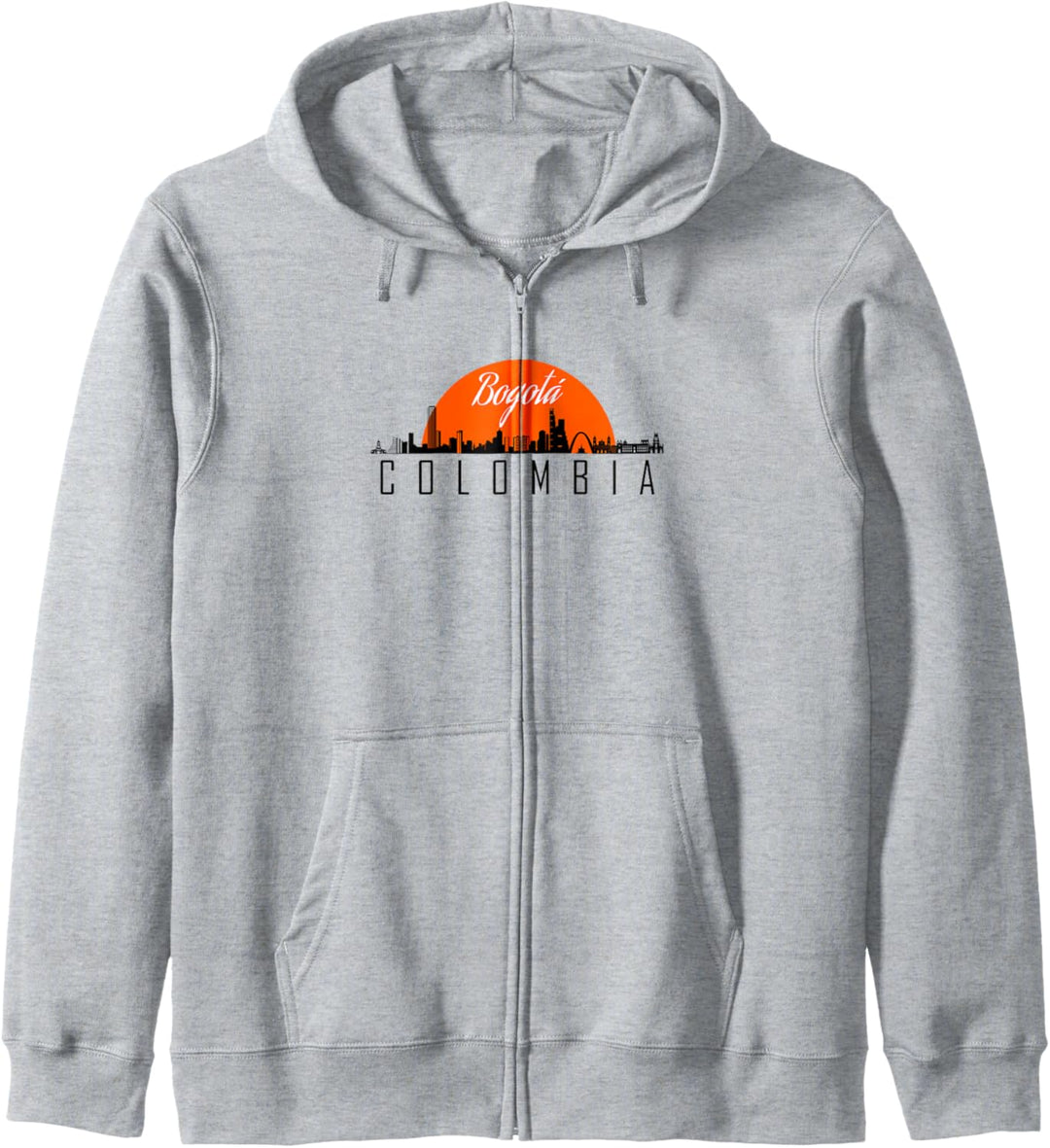 Style Sunset Bogota Colombia Skyline Kapuzenjacke