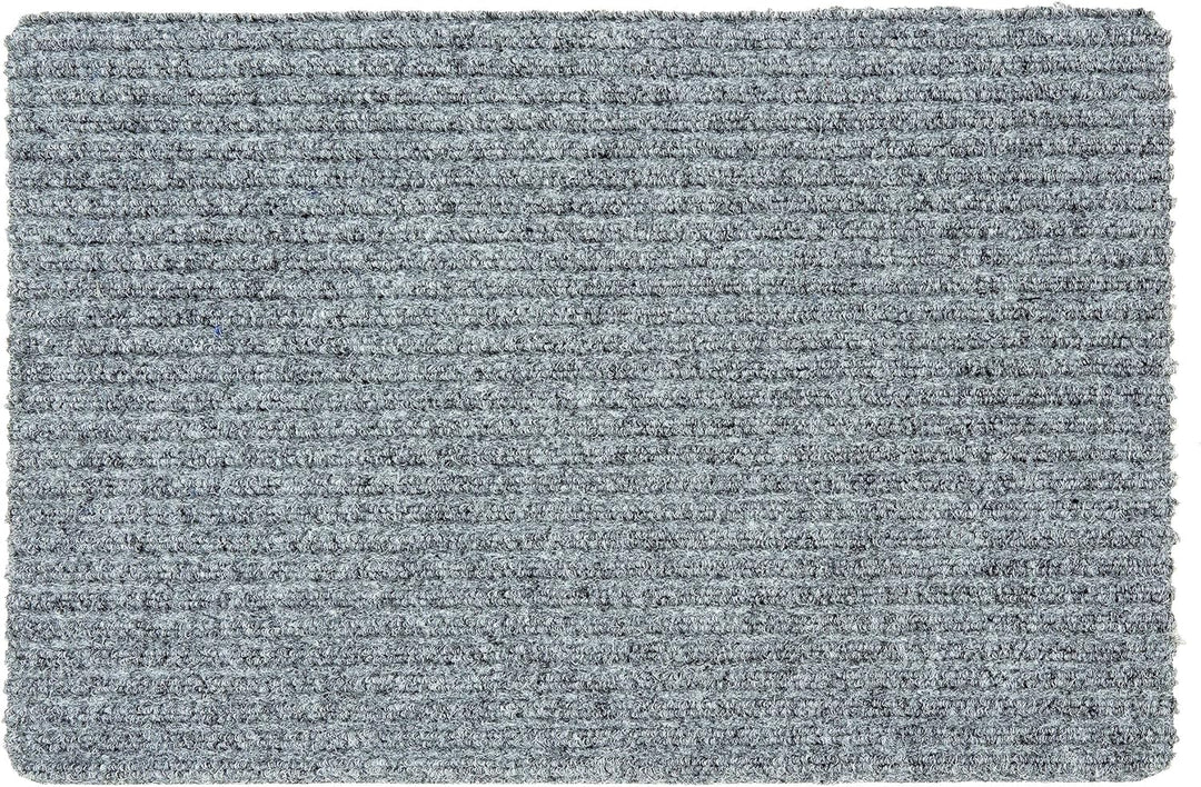 Astra Fussmatte innen Silber Schmutzfangmatte rutschfest – Türmatte 50x80 cm 2er Set wasserabweisend