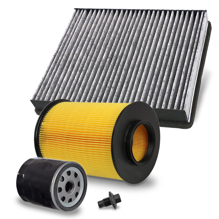 Inspektionspaket SET A 1x Ölfilter 1x Luftfilter 1x Innenraumfilter (Pollenfilter) mit Aktivkohle 1x