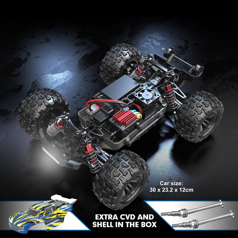 HYPER GO H16BM 1/16 4X4 RTR Bürstenlose Fernbedienungs Auto, Schnelle RC Autos für Erwachsene, Max.