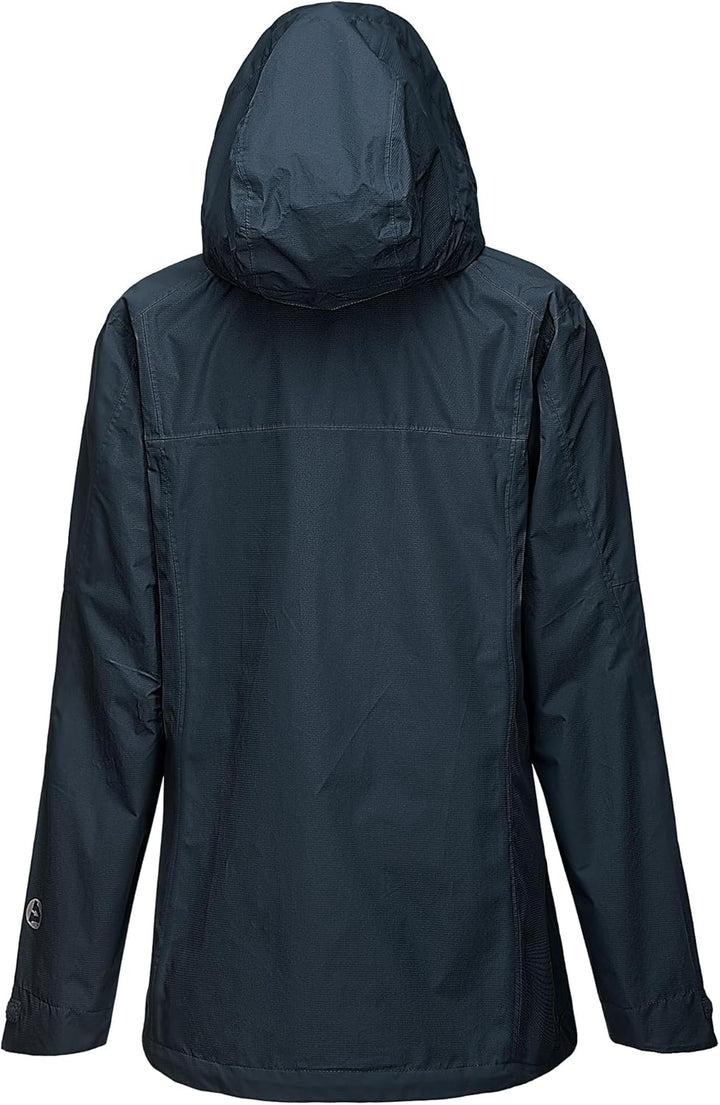 Outdoor Ventures Damen Regenjacke 10000MM Wasserdicht Leichte Gefüttert Packbar Sportjacke Funktions