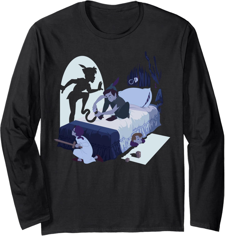 Disney Peter Pan Peter's Shadow Mischief Scene Langarmshirt