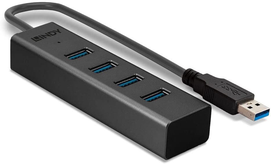 LINDY 43324 4 Port USB 3.0 Hub