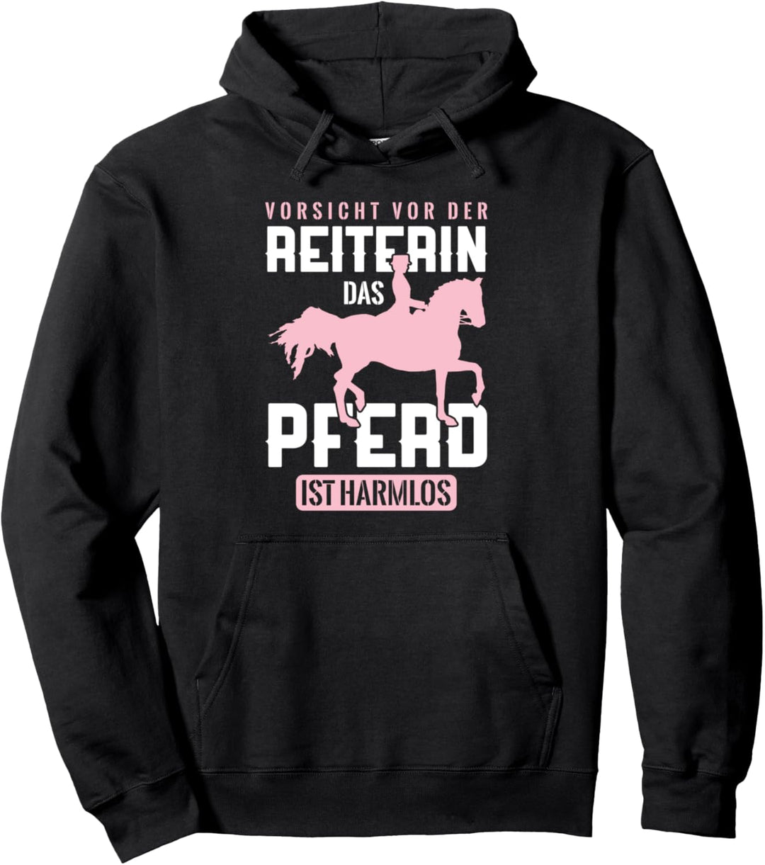 Reiten Reiterin Reiter Reitschule Pferdenarr Stall Turnier Pullover Hoodie